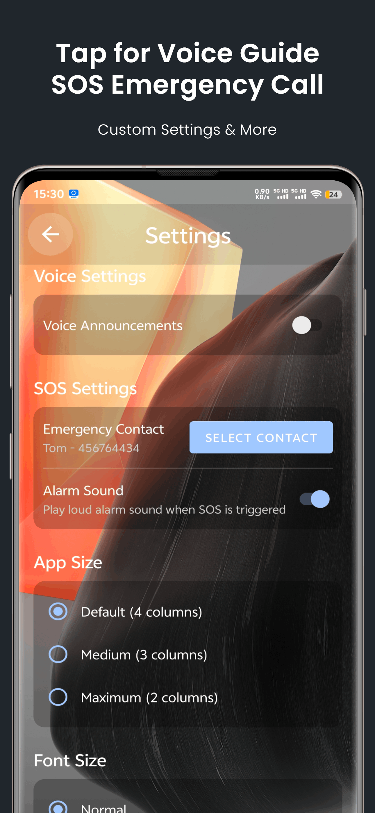 App screenshot