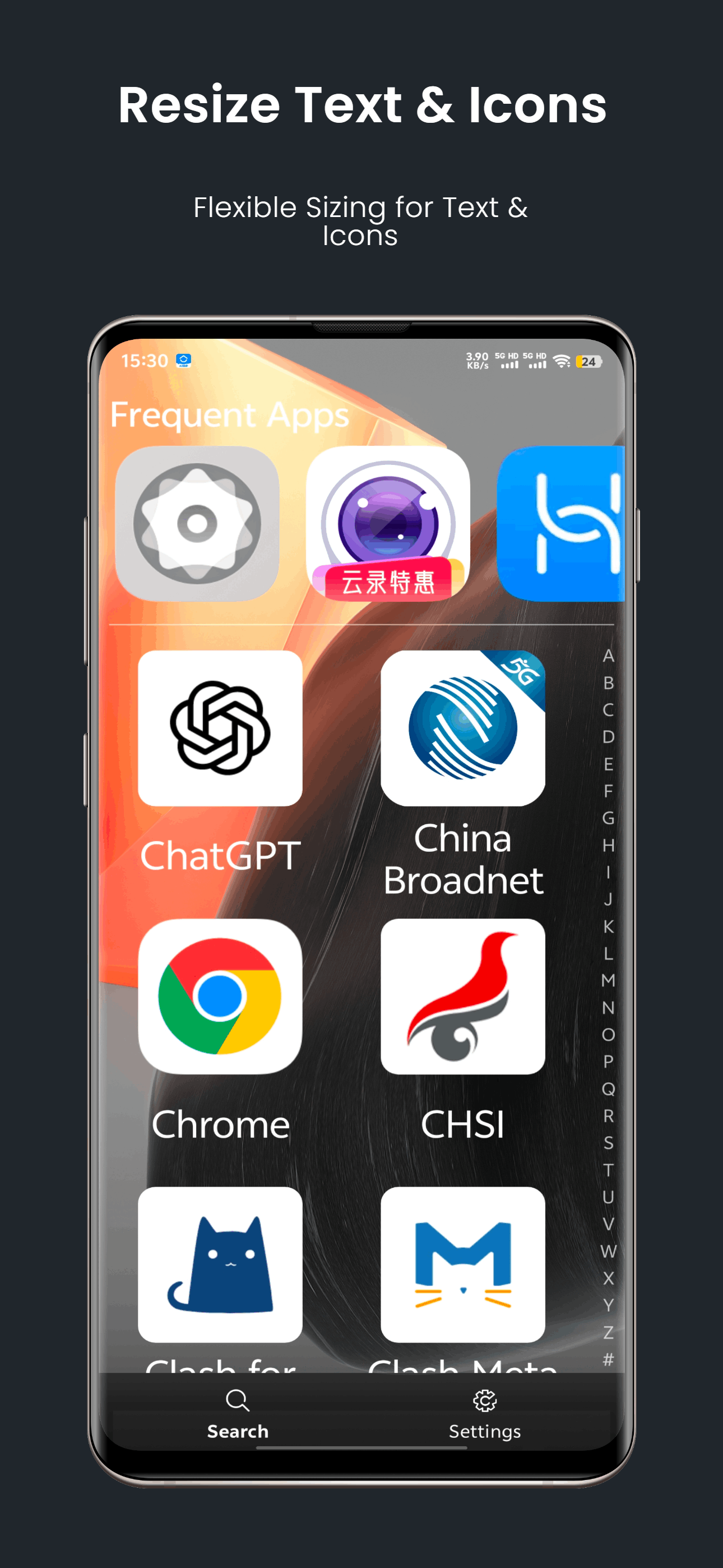 App screenshot